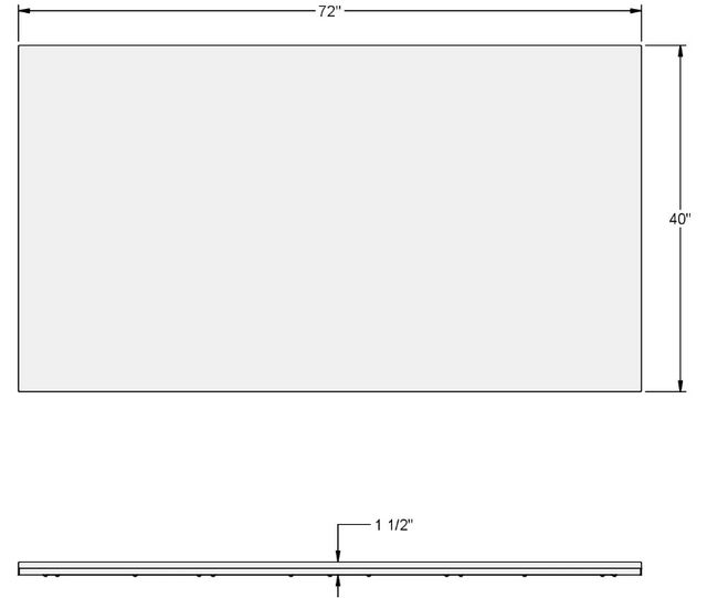 Amisco Customizable Asterisk Rectangular Dining Table-2