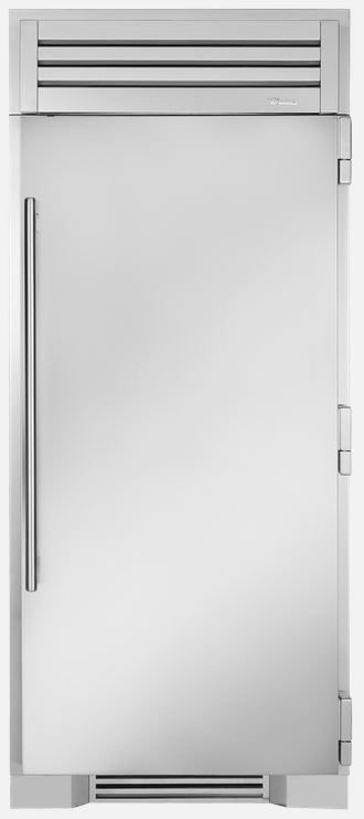 True® 36 in. 25.1 Cu. Ft. Stainless Steel Built In Column Refrigerator-0