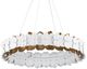 Currey & Company Aventine Gesso White/Gold Chandelier-2