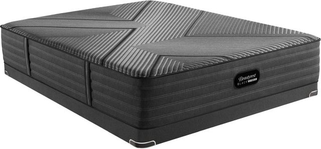 Beautyrest Black® Hybrid LX-Class Tight Top Plush King Mattress and Low Profile Foundation-0
