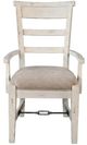 Sunny Designs™ Marina Beige/White Sand Dining Arm Chair-2