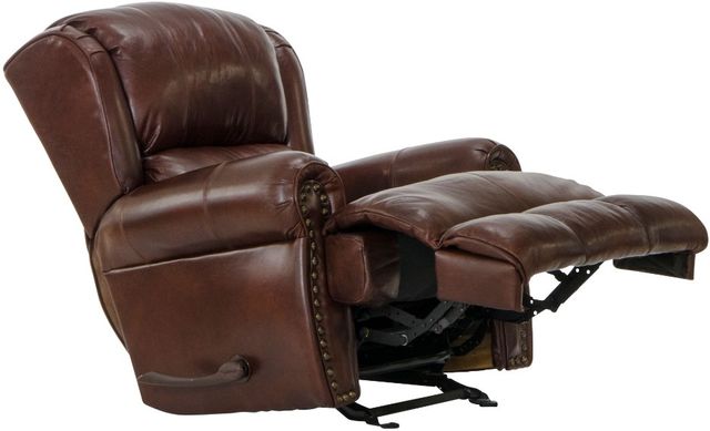 Catnapper® Duncan Walnut Deluxe Glider Recliner-1