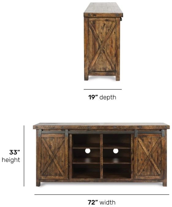 Flexsteel® Carpenter Dark Brown Entertainment Base-2