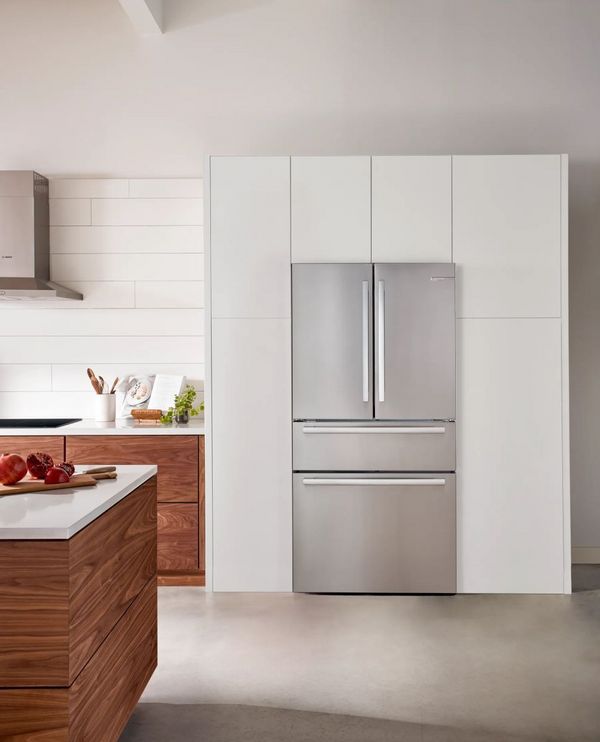 Bosch® 800 Series 20.5 Cu. Ft. Stainless Steel Counter Depth French Door Refrigerator