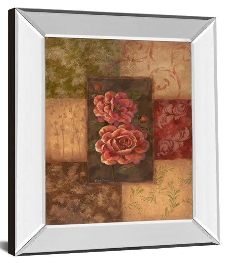Classy Art Camellias on Chocolate by Vivian Flasch Wall Art-1