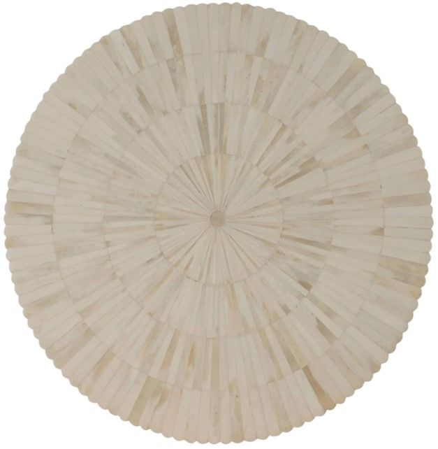 Universal Explore Home™ New Modern Marcella Natural Bone Table-2