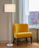Cal® Lighting & Accessories  Sterling Brushed Steel Lamp-2