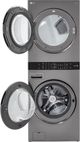 LG Graphite Steel Single Unit, 4.5 Cu. Ft. Washer, 7.4 Cu. Ft. Gas Dryer, WashTower™ with Center Control™-3