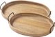 Signature Design by Ashley® Jocelyne 2-Piece Black/Brown Tray Set-0