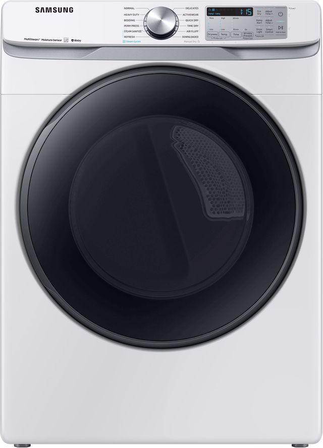 Samsung 7.5 Cu. Ft. White Front Load Electric Dryer-0