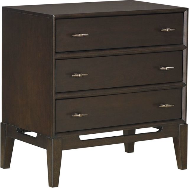 aspenhome® Sutton French Roast 3-Drawer Nightstand-0