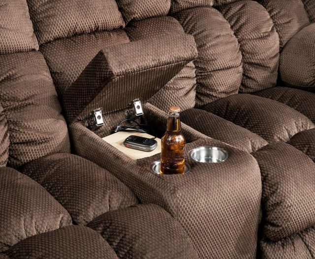 Franklin™ Brayden Alibaba Umber Manual Reclining Loveseat-3
