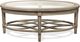 Riverside Furniture Parkdale Taupe Glass Top Oval Coffee Table-0