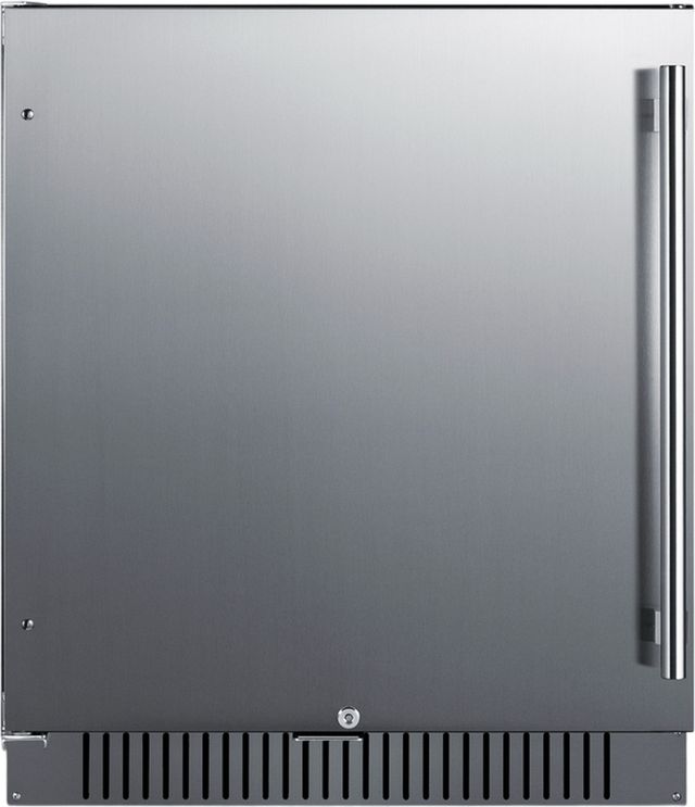Summit® 27" 4.98 Cu. Ft. Stainless Steel Under The Counter Refrigerator -0