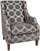 Jofran Inc. Sanders Gray Accent Chair-0