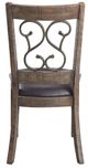 ACME Furniture Raphaela 2-Piece Black/Weathered Cherry Side Chair Set-3