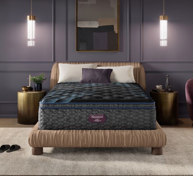 Beautyrest® World Class™ Level Four 16.25" Pocketed Coil Plush Pillow Top King Mattress-2
