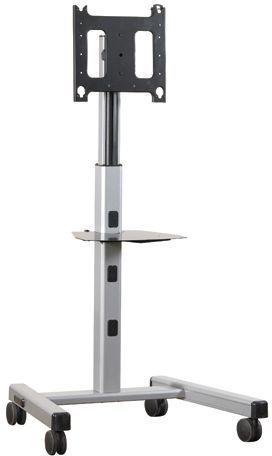 Chief® Silver Medium Flat Panel Mobile AV Cart