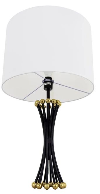 YHD Black/Gold One Light Table Lamp-3
