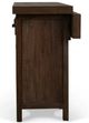 Bramble Customizable Tuscan Bar with 3 Drawers and Wine Racks-2
