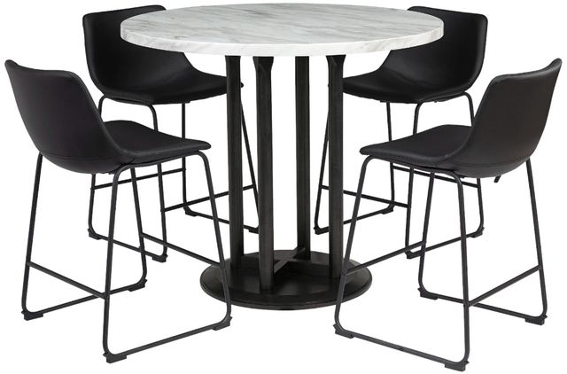 Signature Design by Ashley® Centiar  5-Piece Two-Tone Counter Height Dining Set-0