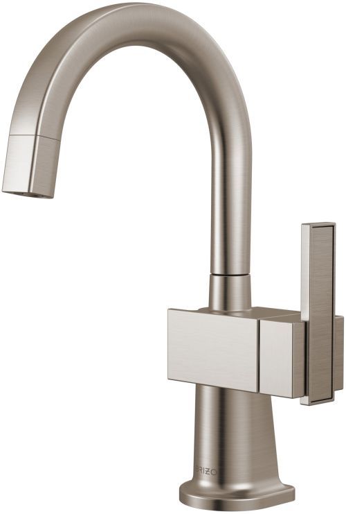 Brizo Frank Lloyd Wright® Brilliance® Stainless Beverage Faucet with Arc Spout-0