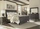 Magnussen Home® Calistoga Weathered Charcoal King Panel Bed-1