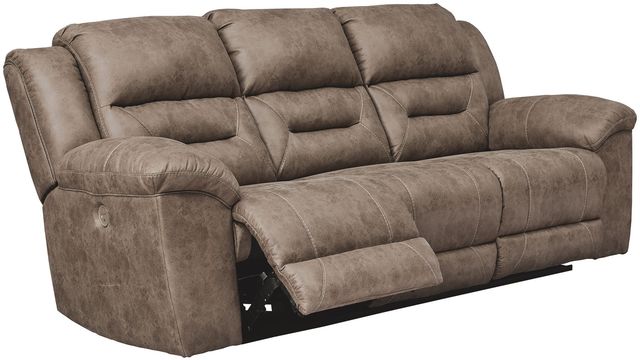 Signature Design by Ashley® Stoneland Fossil Reclining Power Sofa-0
