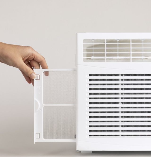GE® 5,000 BTU White Window Mount Air Conditioner-2