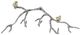A & B Home Alvada Gold/Silver Wall Accent-0