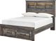 Signature Design by Ashley® Drystan 5-Piece Multi Full Panel Bookcase Bed Set-1