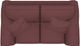 La-Z-Boy® Pembroke Wine Loveseat with Brass Nailhead Trim-4