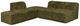 Furniture of America® Nappi Olive Green L-Sectional-0