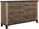 International Furniture Direct Antique Brown Dresser-0