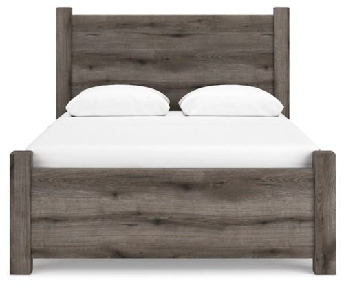 Signature Design by Ashley® Stachelli Dry Gray Queen Poster Bed-3