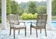 Signature Design by Ashley® Rainier Ranch 2-Piece Beige/Brown Aluminum Outdoor Dining Arm Chair with Cushion-5