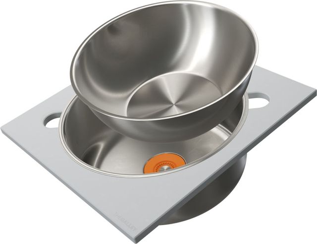 The Galley® Exclusive Gray Resin Dual Tier Wash & Serve Set-0