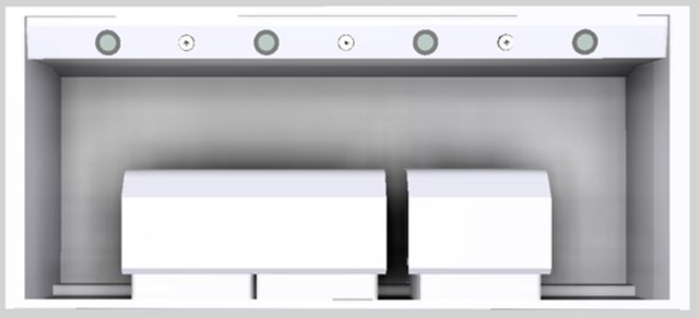 Vent-A-Hood® Designer Series 54" White Wall Mounted Range Hood-3