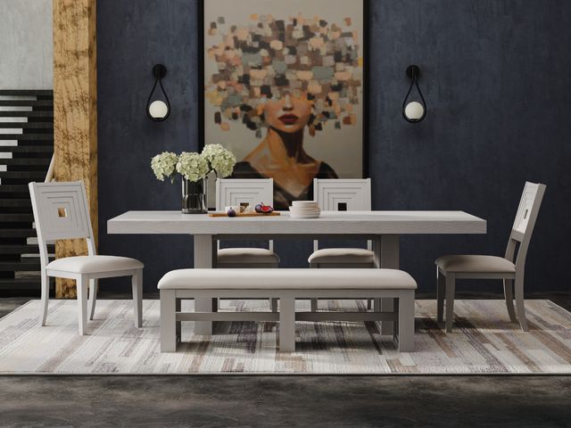 Snowfall Dining Set, Dining Bench Free!-1