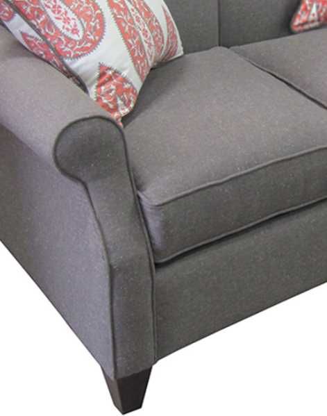 Marshfield Furniture Carson Gray Loveseat-1