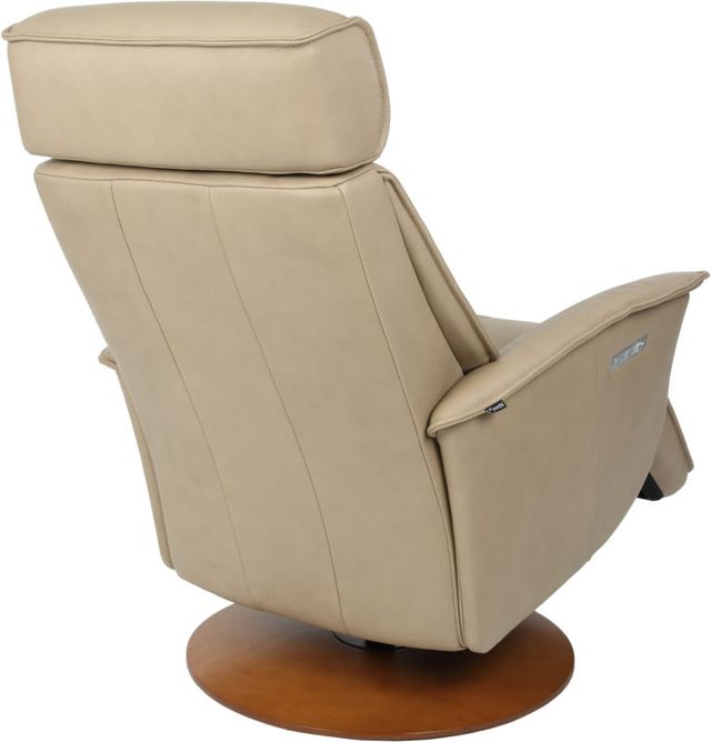 Fjords® Modern Living Bo Tan Medium Dual Motion Swivel Recliner-3