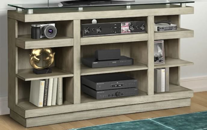 Legends Home Celino Sandstone 65" TV Cart