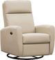 Elran L0092 Cream Manual Glider Rocker Recliner-0