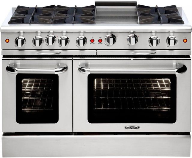 Capital Culinarian 48" Stainless Steel Pro Style Gas Range-0