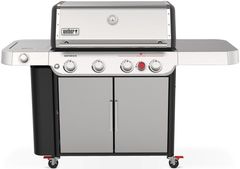 Weber® Grills® Genesis 4-Burner Stainless Steel Freestanding Liquid Propane Gas Grill