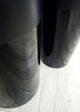 Le Present Duo Black 36" Cone Planter-4