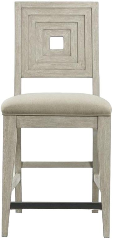 Riverside Furniture Cascade Dovetail 2-Piece Upholstered Wood Back Counter Stool Set-2