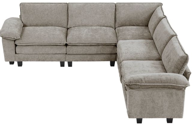 Homelegance® Dublin 5-Piece Dark Pewter Modular Sectional-2