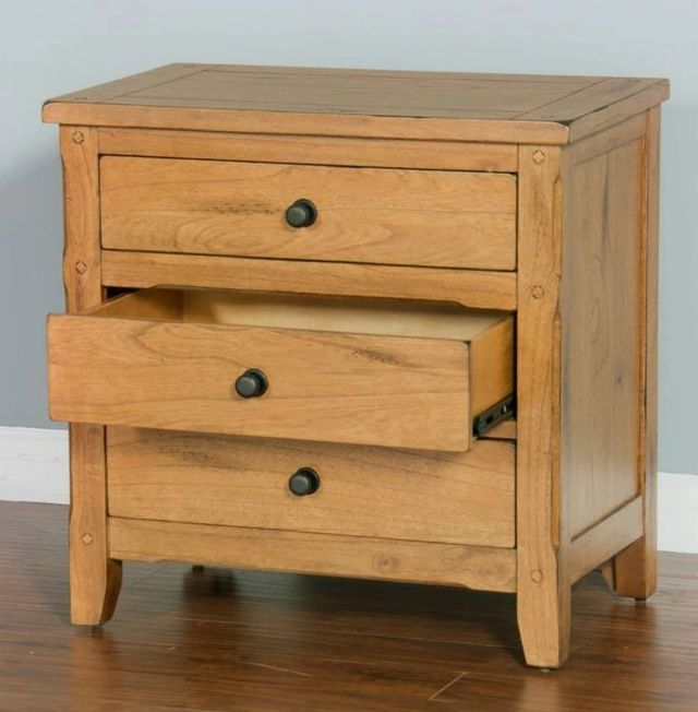 Sunny Designs™ Sedona Rustic Oak Nightstand-3