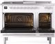 Ilve® Professional Plus II 48" White Pro Style Dual Fuel Range-1